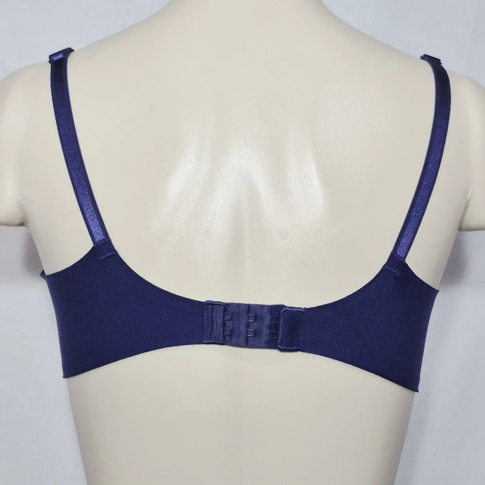 34B Warner's‎  RM0561 RM7561 Simply Perfect Underarm Smoothing Wireless Bra Navy